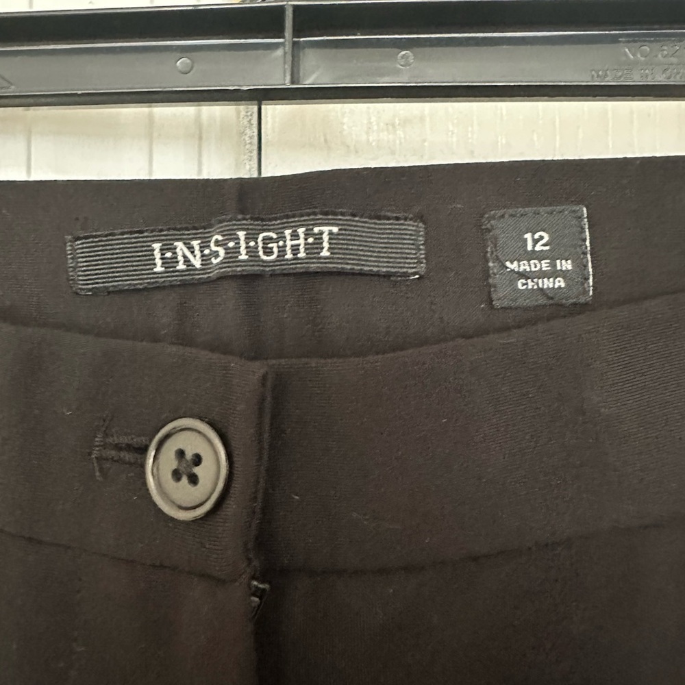Insight Black Lisa Stretch Pants NWT - Picture 2 of 9